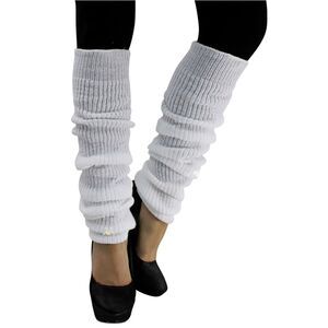 Long Thick Knit Dance Leg Warmers